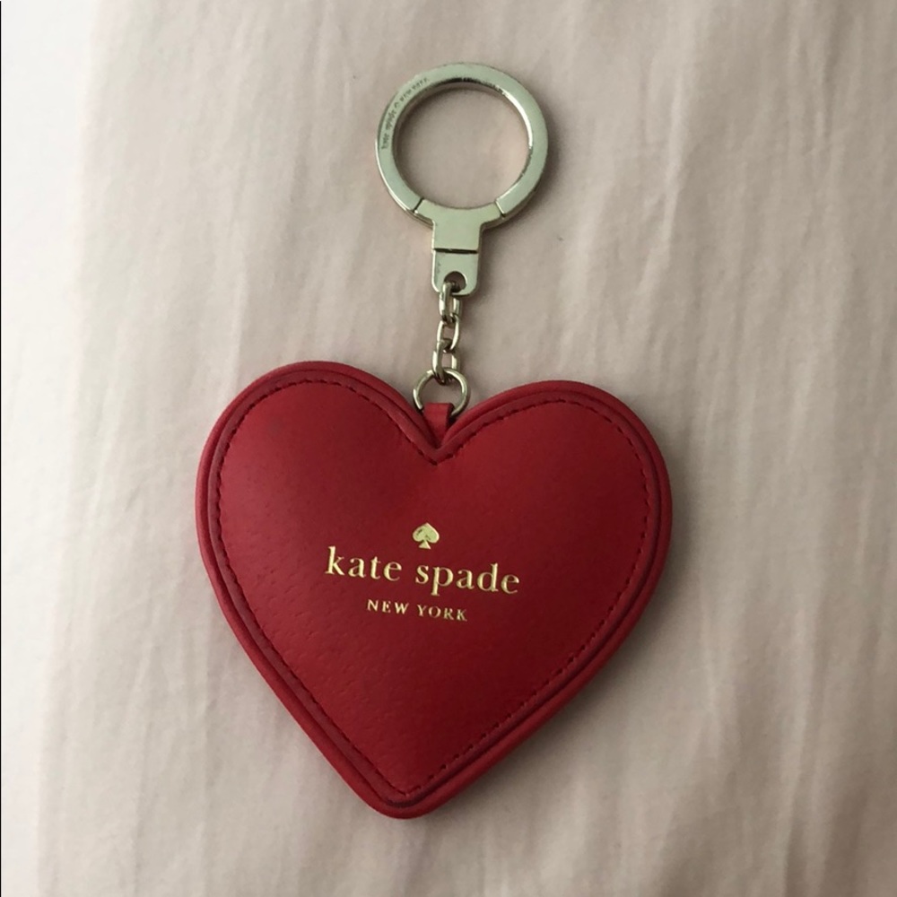 Heart shaped kate sode key chain